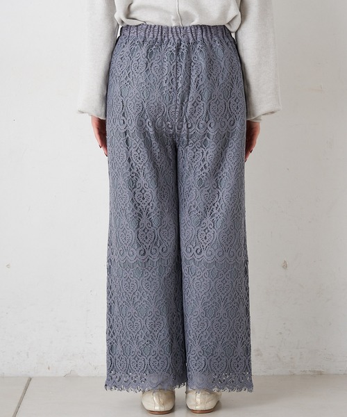 PUAL CE CIN（ピュアルセシン）の「レースパンツ（その他パンツ・レディース・グレー/スミクロ/アイボリー・FREE）」の21枚目の写真