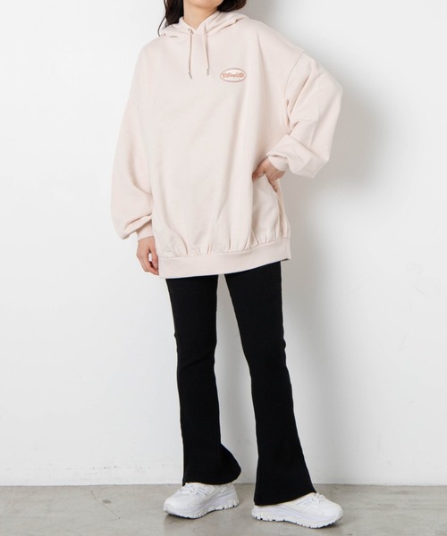 WEGO（ウィゴー）の「WEGO/リブフレアパンツ（スラックス・レディース・ブラック・FREE）」の9枚目の写真