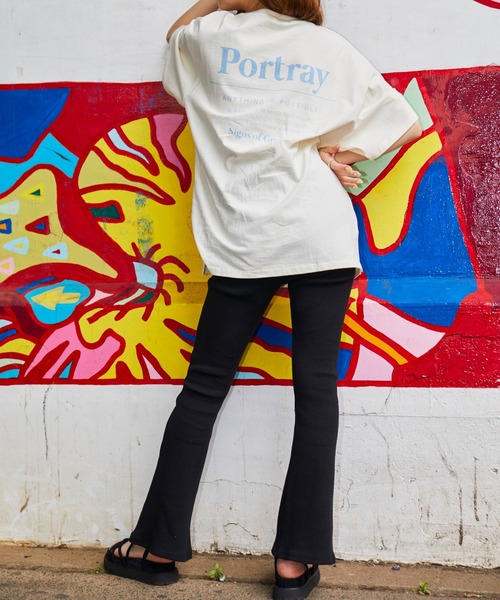 WEGO（ウィゴー）の「WEGO/リブフレアパンツ（スラックス・レディース・ブラック・FREE）」の17枚目の写真