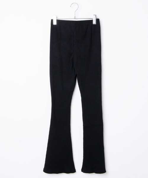 WEGO（ウィゴー）の「WEGO/リブフレアパンツ（スラックス・レディース・ブラック・FREE）」の19枚目の写真