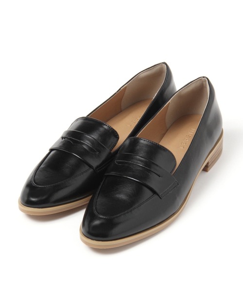 LEPSIM（レプシィム）の「コインローファー　929501（ローファー・レディース・ブラック/グレイッシュベージュ・MEDIUM/LARGE）」の4枚目の写真