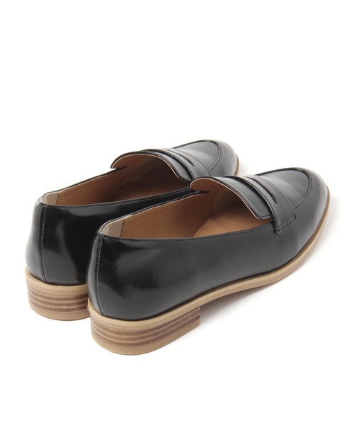 LEPSIM（レプシィム）の「コインローファー　929501（ローファー・レディース・ブラック/グレイッシュベージュ・MEDIUM/LARGE）」の8枚目の写真