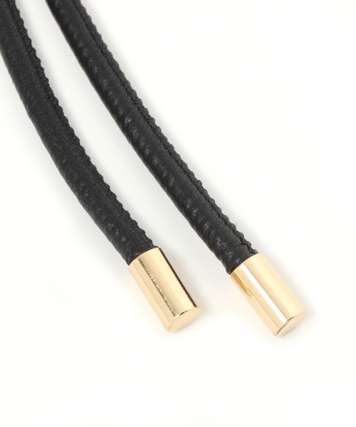 LEPSIM（レプシィム）の「フェイクレザーコードベルト　937734（ベルト・レディース・ブラック/ブラウン/アイボリー・ONE SIZE）」の8枚目の写真