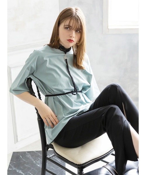 Honey Salon（ハニーサロン）の「DreamScapeチョーカーセットTシャツ（Tシャツ/カットソー・レディース・ホワイト/ブラック/ブルーグリーン・FREE）」の19枚目の写真