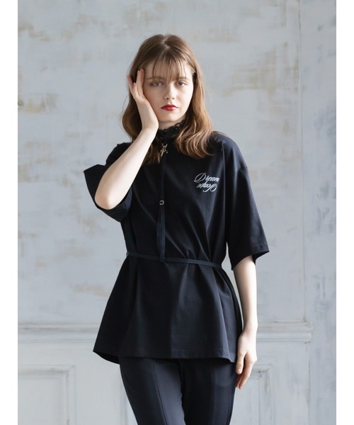 Honey Salon（ハニーサロン）の「DreamScapeチョーカーセットTシャツ（Tシャツ/カットソー・レディース・ホワイト/ブラック/ブルーグリーン・FREE）」の15枚目の写真