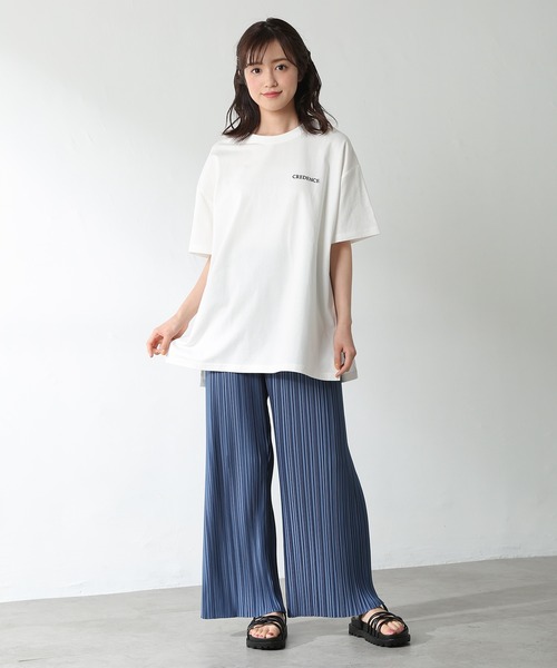 Honeys（ハニーズ）の「プリーツパンツ（その他パンツ・レディース・ブラック/ベージュ/ブルー/ブルーグリーン・S/M/L/LL）」の9枚目の写真