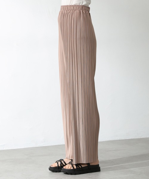 Honeys（ハニーズ）の「プリーツパンツ（その他パンツ・レディース・ブラック/ベージュ/ブルー/ブルーグリーン・S/M/L/LL）」の7枚目の写真