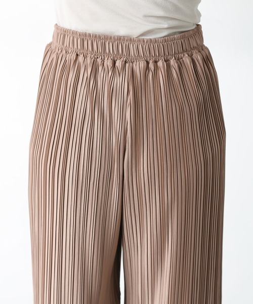 Honeys（ハニーズ）の「プリーツパンツ（その他パンツ・レディース・ブラック/ベージュ/ブルー/ブルーグリーン・S/M/L/LL）」の13枚目の写真