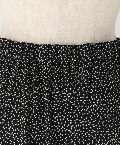 yuw（ユウ）の「ドットスソフリルスカート　942756（スカート・レディース・ブラック/ブルー・FREE）」の7枚目の写真