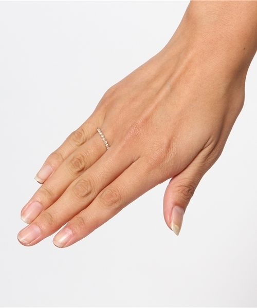 agete（アガット）の「K18リング（10144111078）（リング・レディース・ピンクゴールド・#9/#7/#11）」の5枚目の写真