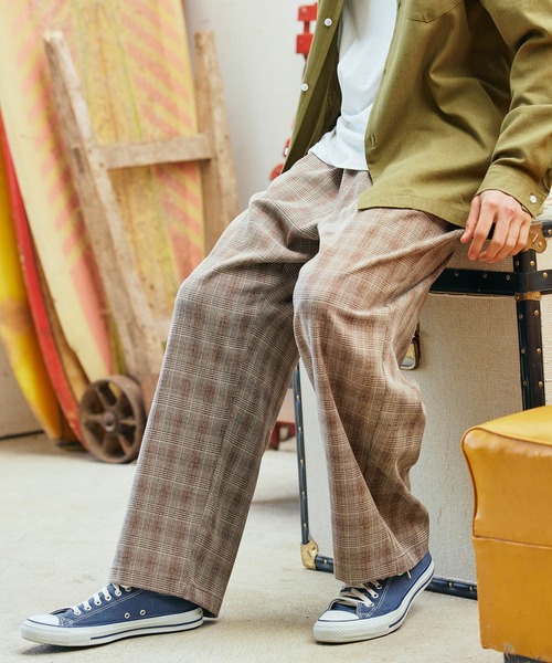 BARK MANHATTAN(バークマンハッタン)の「テックリネン イージーシェフパンツ(その他パンツ・メンズ・ブラック/ベージュ/ネイビー/モスグリーン/ブラウン系その他/ベージュ系その他/グレイッシュブルー・M/L)」の2枚目の写真