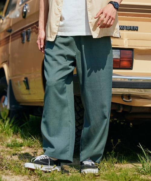 BARK MANHATTAN(バークマンハッタン)の「テックリネン イージーシェフパンツ(その他パンツ・メンズ・ブラック/ベージュ/ネイビー/モスグリーン/ブラウン系その他/ベージュ系その他/グレイッシュブルー・M/L)」の5枚目の写真