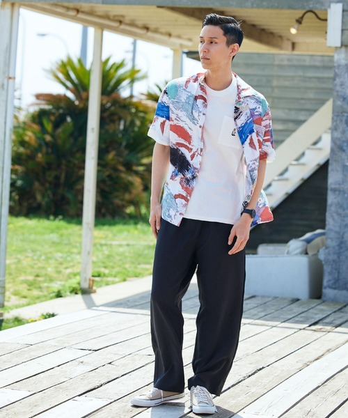 BARK MANHATTAN(バークマンハッタン)の「テックリネン イージーシェフパンツ(その他パンツ・メンズ・ブラック/ベージュ/ネイビー/モスグリーン/ブラウン系その他/ベージュ系その他/グレイッシュブルー・M/L)」の9枚目の写真