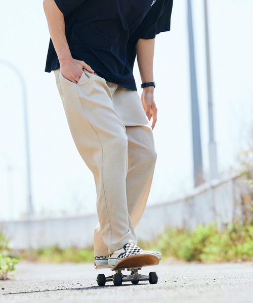 BARK MANHATTAN(バークマンハッタン)の「テックリネン イージーシェフパンツ(その他パンツ・メンズ・ブラック/ベージュ/ネイビー/モスグリーン/ブラウン系その他/ベージュ系その他/グレイッシュブルー・M/L)」の13枚目の写真