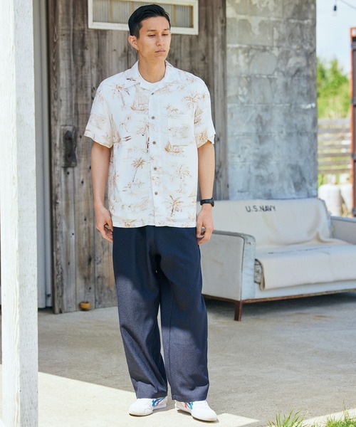 BARK MANHATTAN(バークマンハッタン)の「テックリネン イージーシェフパンツ(その他パンツ・メンズ・ブラック/ベージュ/ネイビー/モスグリーン/ブラウン系その他/ベージュ系その他/グレイッシュブルー・M/L)」の18枚目の写真