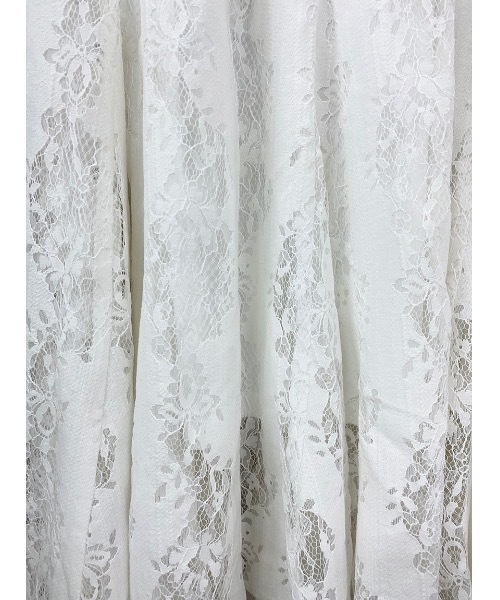 NOMAE（ノーマエ）の「【NOMAE】COTTONレースマチスカート（スカート・レディース・ホワイト/ブラック/アイボリー・FREE）」の6枚目の写真