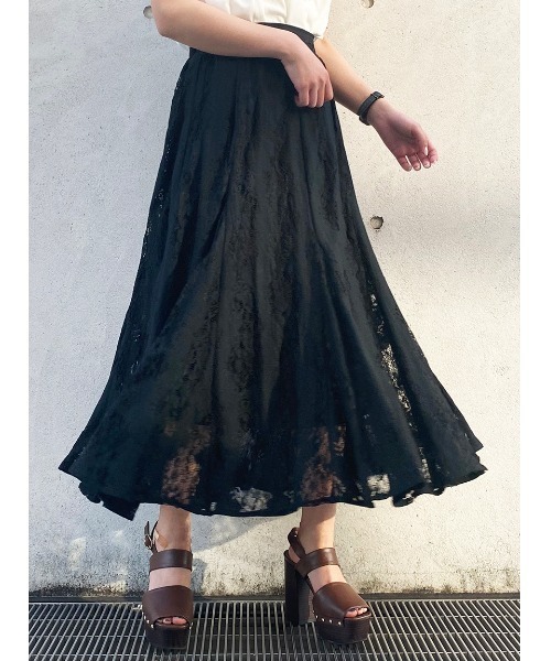 NOMAE（ノーマエ）の「【NOMAE】COTTONレースマチスカート（スカート・レディース・ホワイト/ブラック/アイボリー・FREE）」の15枚目の写真