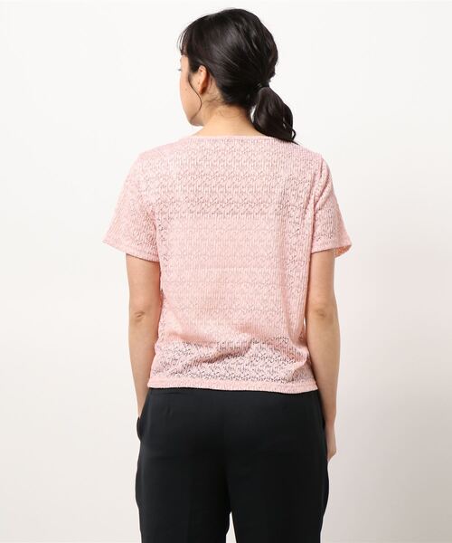 SPIGA（スピーガ）の「半袖ﾚｰｽﾄｯﾌﾟｽ（その他トップス・レディース・ベージュ/ホワイト/ピンク・FREE）」の8枚目の写真