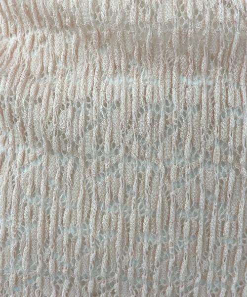 SPIGA（スピーガ）の「半袖ﾚｰｽﾄｯﾌﾟｽ（その他トップス・レディース・ベージュ/ホワイト/ピンク・FREE）」の5枚目の写真