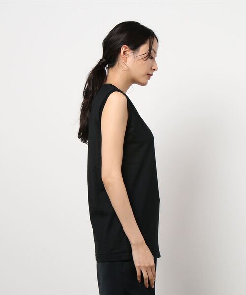 YVON（イヴォン）の「《YVON》ノースリーブカットソー《A-GIRL’S 》（Tシャツ/カットソー・レディース・オフホワイト/ブラック・9号）」の3枚目の写真