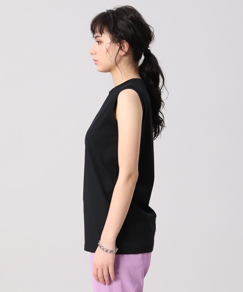 YVON（イヴォン）の「《YVON》ノースリーブカットソー《A-GIRL’S 》（Tシャツ/カットソー・レディース・オフホワイト/ブラック・9号）」の7枚目の写真