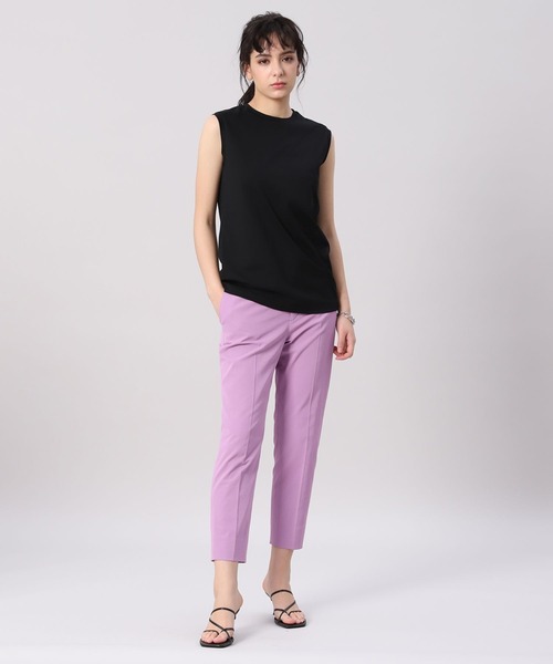 YVON（イヴォン）の「《YVON》ノースリーブカットソー《A-GIRL’S 》（Tシャツ/カットソー・レディース・オフホワイト/ブラック・9号）」の10枚目の写真