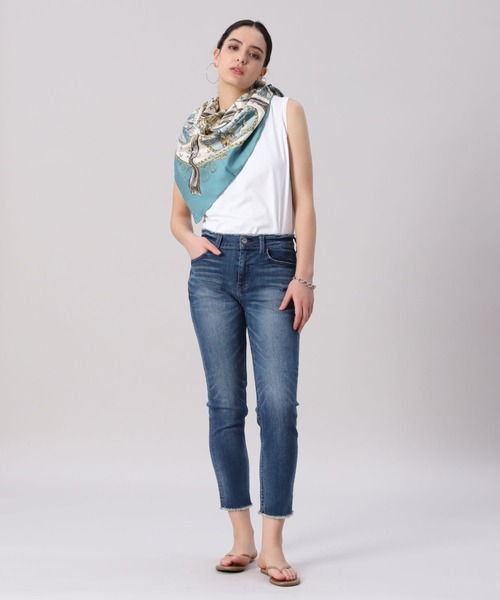 YVON（イヴォン）の「《YVON》ノースリーブカットソー《A-GIRL’S 》（Tシャツ/カットソー・レディース・オフホワイト/ブラック・9号）」の11枚目の写真