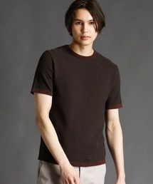 MONSIEUR NICOLE | クルーネックニットＴシャツ(Tシャツ/カットソー)