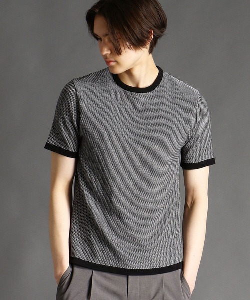 【セール】クルーネックニットＴシャツ（Tシャツ/カットソー）｜MONSIEUR NICOLE（ムッシュニコル）