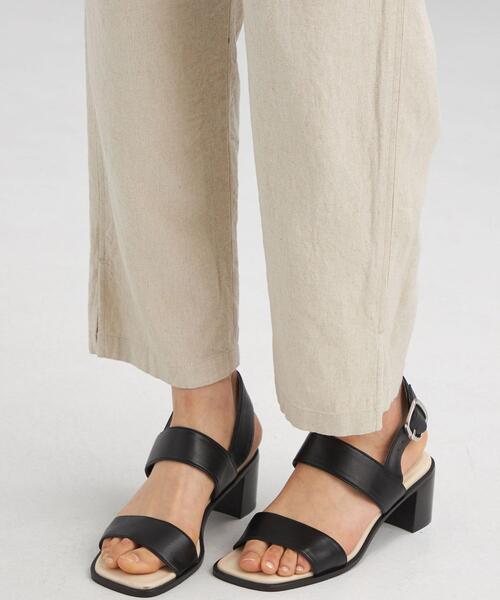 green label relaxing（グリーンレーベルリラクシング）の「[ブリーズリネンパンツ]CFC LI/VIS イージー テーパード パンツ <36・38サイズ>（その他パンツ・レディース・ブラック/ピンク/ナチュラル/ケリー/ブラウン・38/36）」の10枚目の写真