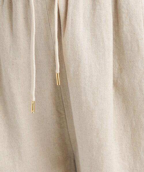 green label relaxing（グリーンレーベルリラクシング）の「[ブリーズリネンパンツ]CFC LI/VIS イージー テーパード パンツ <36・38サイズ>（その他パンツ・レディース・ブラック/ピンク/ナチュラル/ケリー/ブラウン・38/36）」の11枚目の写真