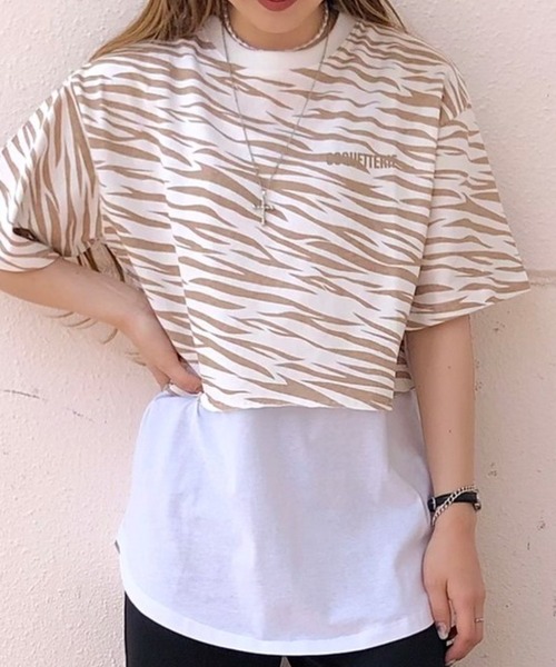 WEGO（ウィゴー）の「WEGO/コットンインナータンクトップ（タンクトップ・レディース・ホワイト系その他/ホワイト系その他5/ホワイト/ブラック・FREE）」の3枚目の写真