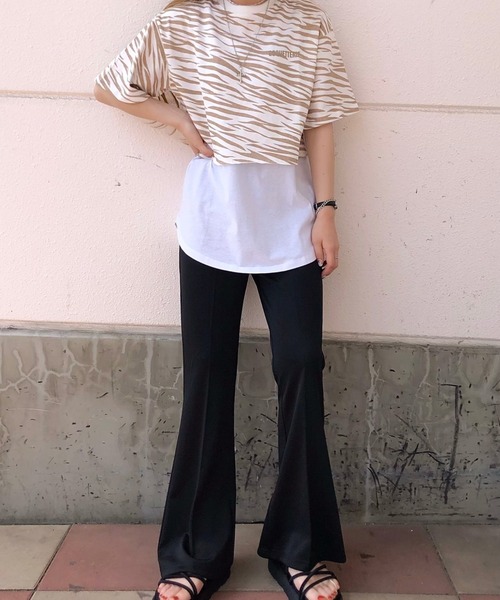 WEGO（ウィゴー）の「WEGO/コットンインナータンクトップ（タンクトップ・レディース・ホワイト系その他/ホワイト系その他5/ホワイト/ブラック・FREE）」の7枚目の写真