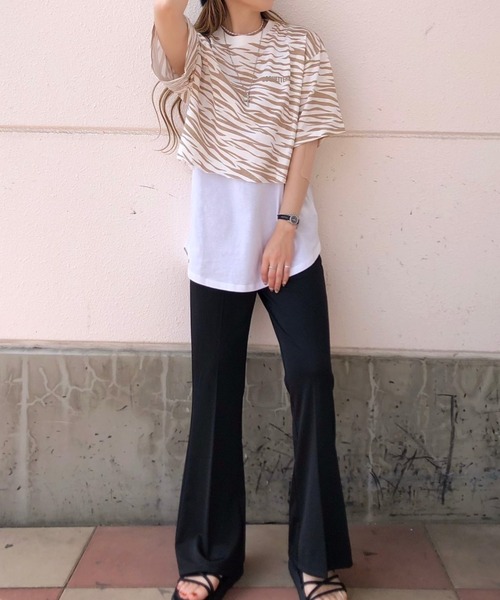 WEGO（ウィゴー）の「WEGO/コットンインナータンクトップ（タンクトップ・レディース・ホワイト系その他/ホワイト系その他5/ホワイト/ブラック・FREE）」の8枚目の写真