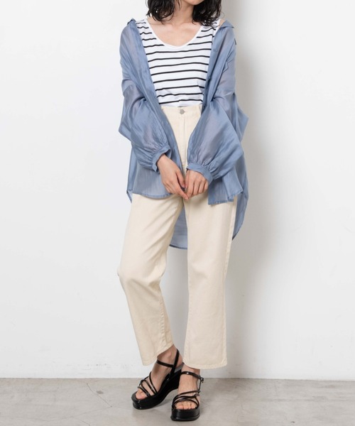 WEGO（ウィゴー）の「WEGO/コットンインナータンクトップ（タンクトップ・レディース・ホワイト系その他/ホワイト系その他5/ホワイト/ブラック・FREE）」の19枚目の写真