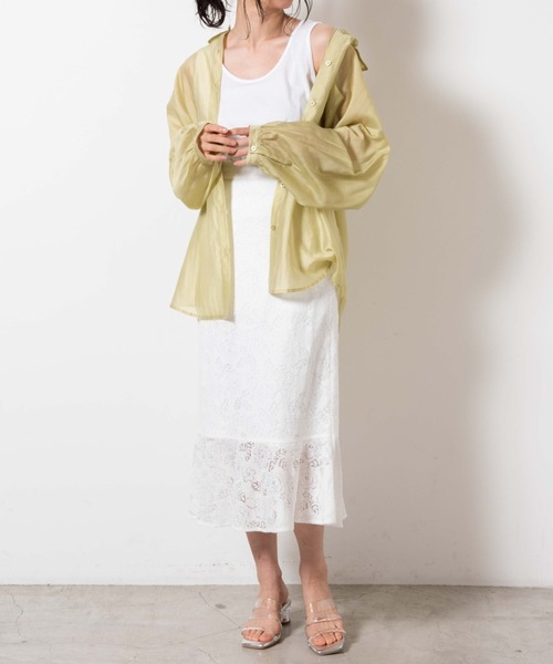 WEGO（ウィゴー）の「WEGO/コットンインナータンクトップ（タンクトップ・レディース・ホワイト系その他/ホワイト系その他5/ホワイト/ブラック・FREE）」の12枚目の写真