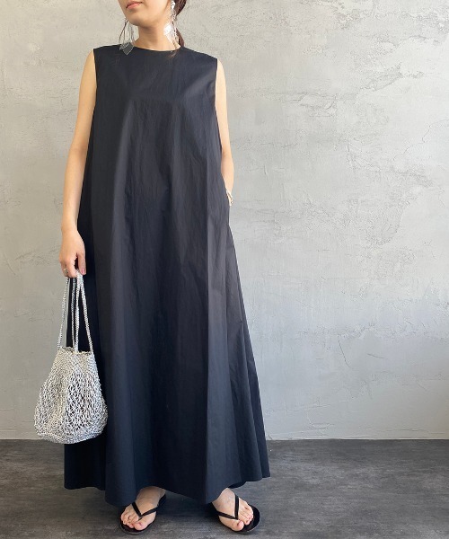 セール Usine ユジーヌ タイプライター マキシ丈ノースリーブワンピース ワンピース Usine ユジーヌ のファッション通販 Zozotown