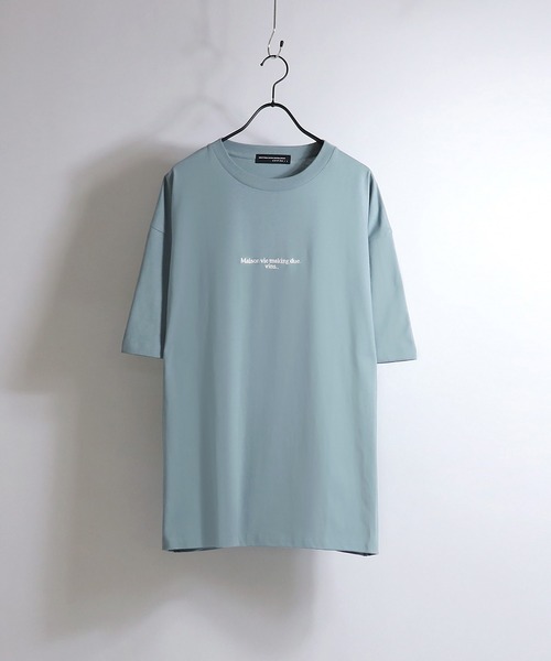 Confirm（コンファーム）の「Confirm / コンファーム ロゴ刺繍ビッグシルエットTシャツ（Tシャツ/カットソー・メンズ・ホワイト/チャコールグレー/ブラック/サックスブルー/ミント/ホワイト系その他・M/L）」の5枚目の写真