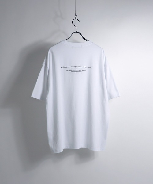Confirm（コンファーム）の「Confirm / コンファーム ロゴ刺繍ビッグシルエットTシャツ（Tシャツ/カットソー・メンズ・ホワイト/チャコールグレー/ブラック/サックスブルー/ミント/ホワイト系その他・M/L）」の7枚目の写真