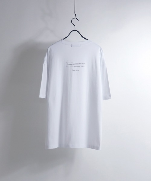 Confirm（コンファーム）の「Confirm / コンファーム ロゴ刺繍ビッグシルエットTシャツ（Tシャツ/カットソー・メンズ・ホワイト/チャコールグレー/ブラック/サックスブルー/ミント/ホワイト系その他・M/L）」の8枚目の写真