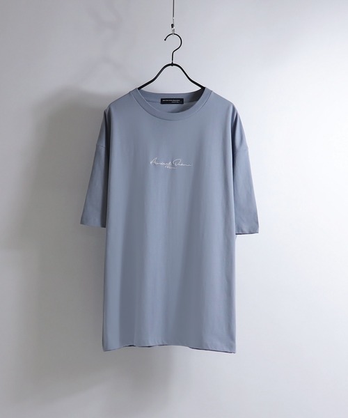 Confirm（コンファーム）の「Confirm / コンファーム ロゴ刺繍ビッグシルエットTシャツ（Tシャツ/カットソー・メンズ・ホワイト/チャコールグレー/ブラック/サックスブルー/ミント/ホワイト系その他・M/L）」の17枚目の写真