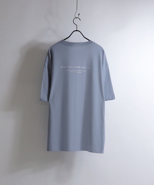 Confirm（コンファーム）の「Confirm / コンファーム ロゴ刺繍ビッグシルエットTシャツ（Tシャツ/カットソー・メンズ・ホワイト/チャコールグレー/ブラック/サックスブルー/ミント/ホワイト系その他・M/L）」の18枚目の写真