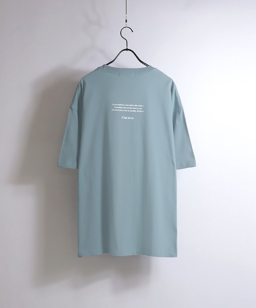 Confirm（コンファーム）の「Confirm / コンファーム ロゴ刺繍ビッグシルエットTシャツ（Tシャツ/カットソー・メンズ・ホワイト/チャコールグレー/ブラック/サックスブルー/ミント/ホワイト系その他・M/L）」の16枚目の写真