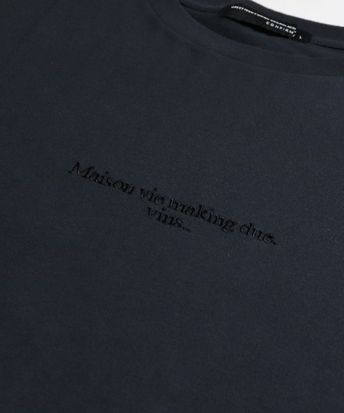 Confirm（コンファーム）の「Confirm / コンファーム ロゴ刺繍ビッグシルエットTシャツ（Tシャツ/カットソー・メンズ・ホワイト/チャコールグレー/ブラック/サックスブルー/ミント/ホワイト系その他・M/L）」の22枚目の写真