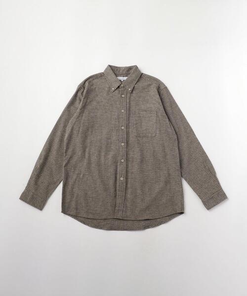 UNITED ARROWS LTD. OUTLET（ユナイテッドアローズアウトレット）の「＜A DAY IN THE LIFE＞ ネル ボタンダウンシャツ（シャツ/ブラウス・メンズ・ロイヤルブルー/モカ/その他2/その他1/オフホワイト・LARGE/SMALL/X-LARGE/MEDIUM）」の5枚目の写真