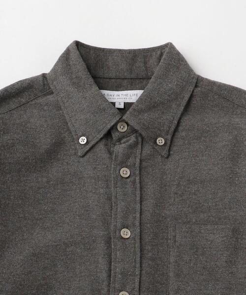 UNITED ARROWS LTD. OUTLET（ユナイテッドアローズアウトレット）の「＜A DAY IN THE LIFE＞ ネル ボタンダウンシャツ（シャツ/ブラウス・メンズ・ロイヤルブルー/モカ/その他2/その他1/オフホワイト・LARGE/SMALL/X-LARGE/MEDIUM）」の10枚目の写真