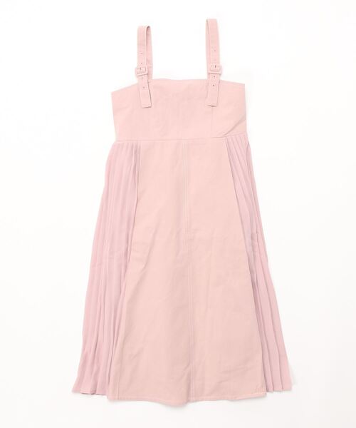 Lindsay（リンジィ）の「サイドプリーツジャンパースカート（ジャンパースカート・キッズ・ブラック/サックスブルー/ピンク・150cm/160cm/140cm）」の5枚目の写真