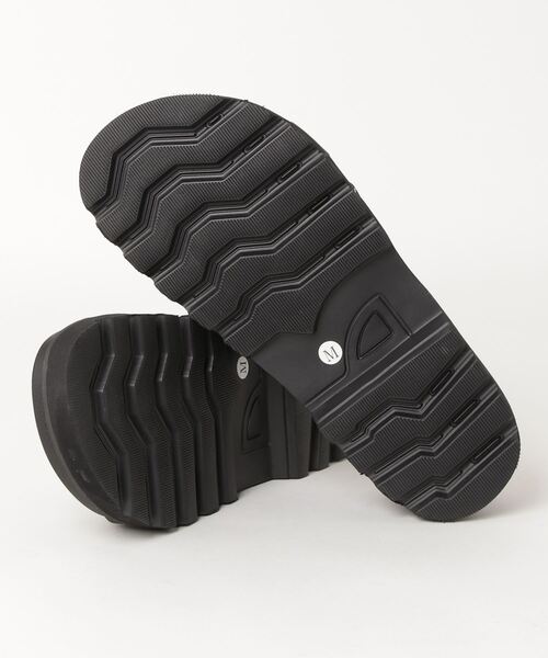 Dedes（デデス）の「Dedes / [軽量]厚底タンクソールクロスベルトサンダル(6306)　ワンマイルサンダル　スライドサンダル（サンダル・メンズ・ブラック・LL/M/L）」の3枚目の写真