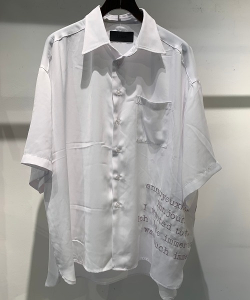 LUSOR(ルーソル)の「LUSOR(ルーソル)刺繍BIGシャツ(シャツ/ブラウス・メンズ・ホワイト/ブラック/ブルー・FREE)」の16枚目の写真
