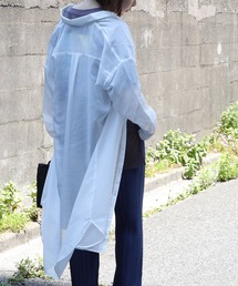 Honeys | シアーシャツワンピース(シャツワンピース)